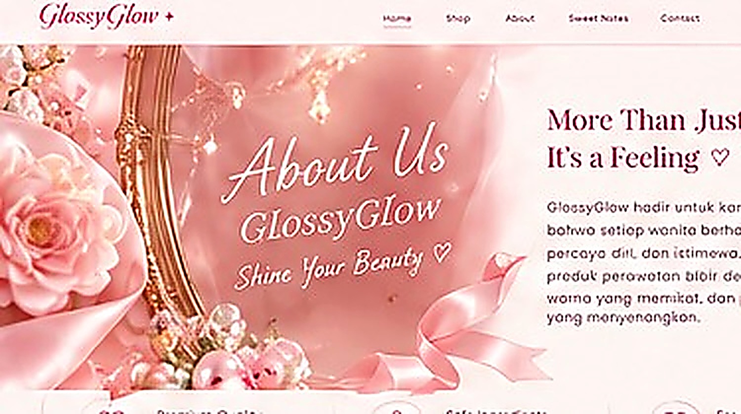 Nuansa romantis GlossyGlow